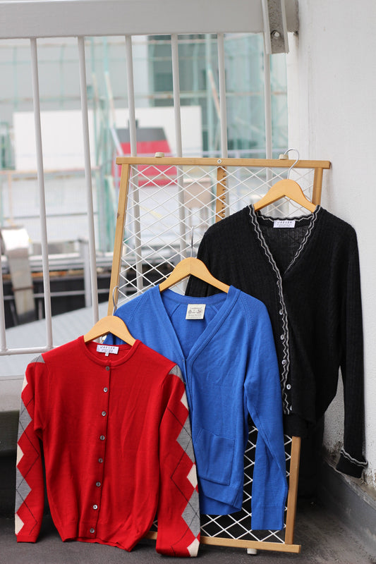 Women's European Vintage Basic Cardigan x5点