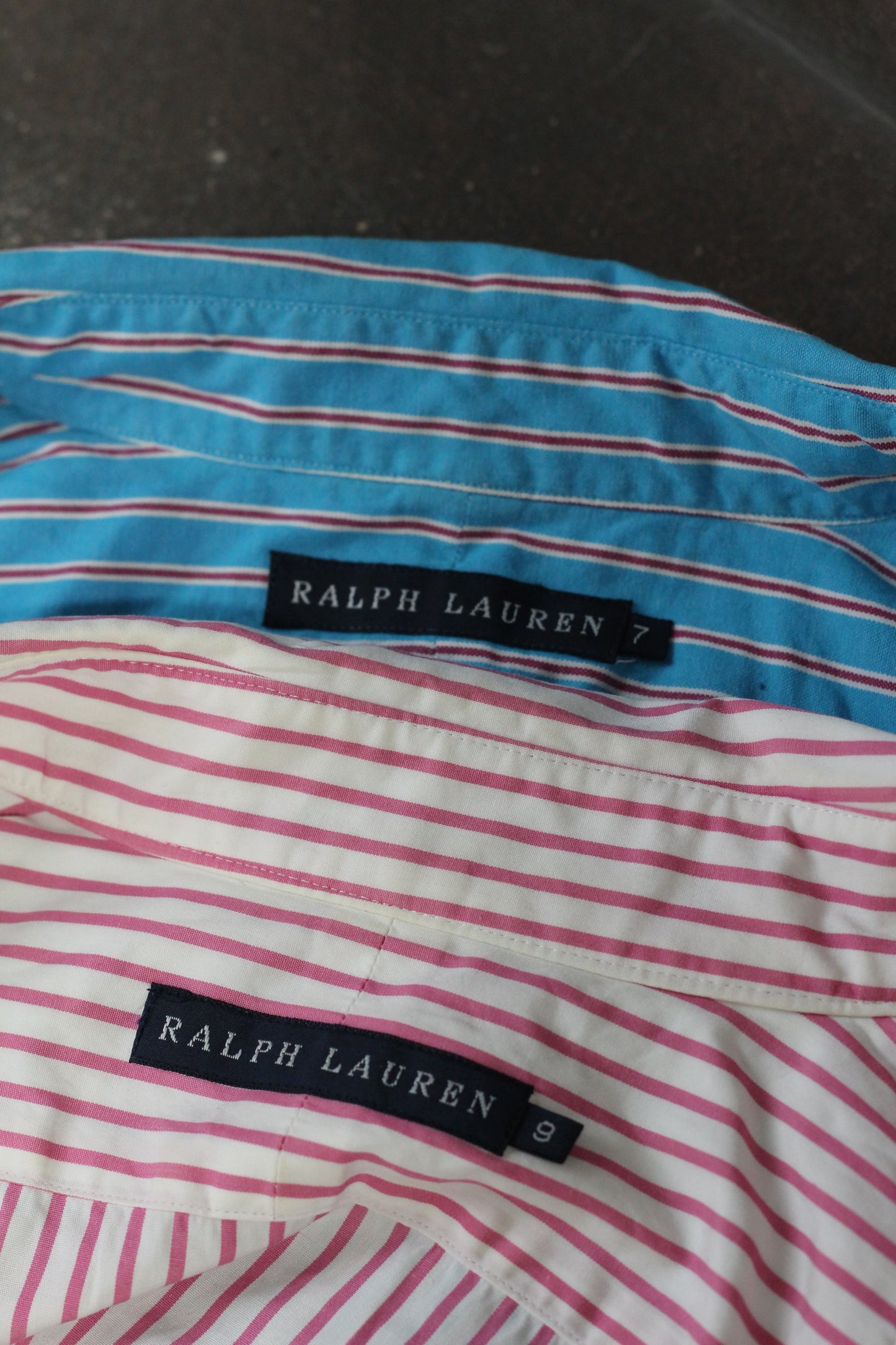 Ralph Lauren No Sleeve Wrap Striped Shirt x2点
