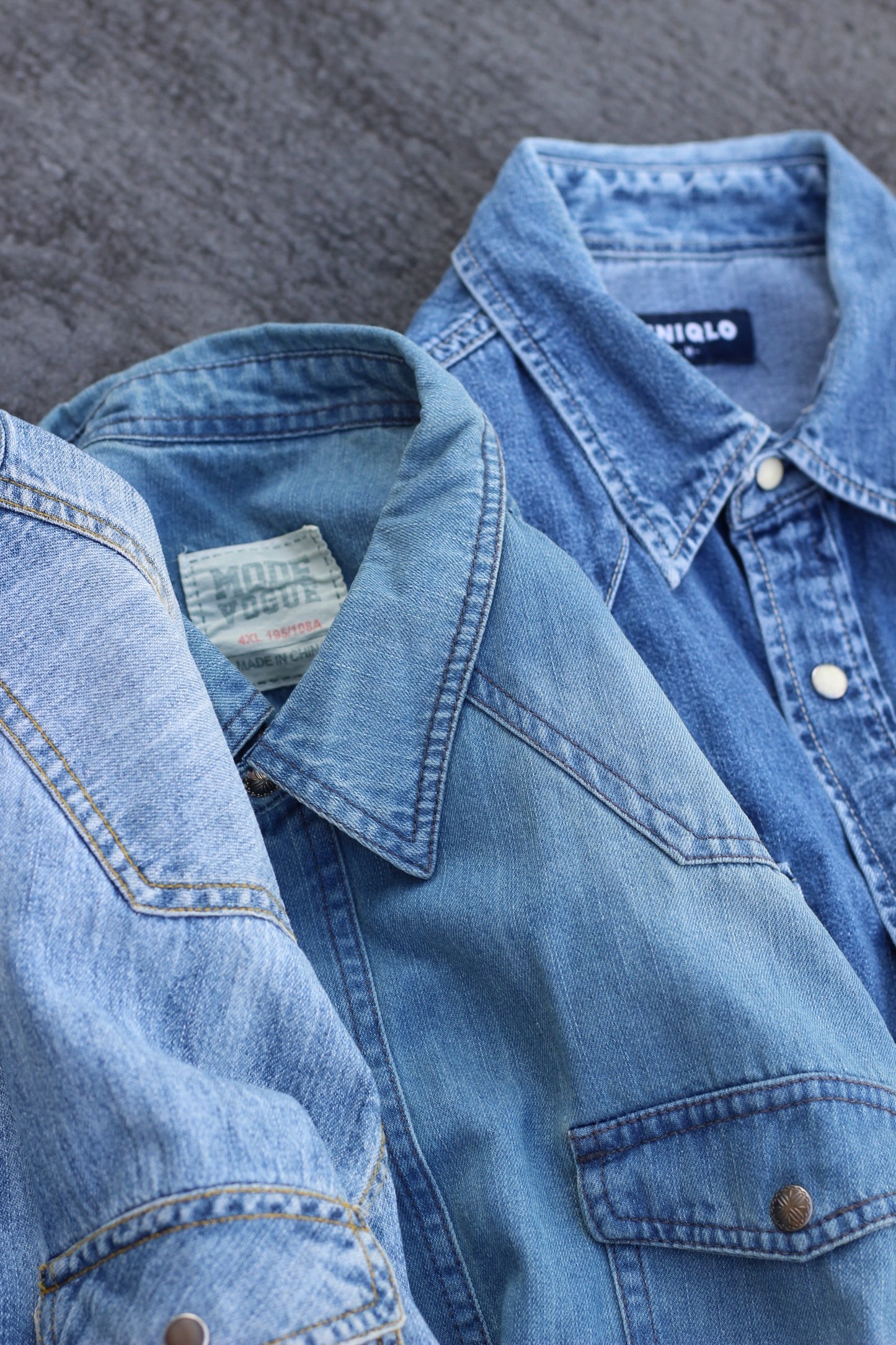 Men's Western Denim Shirt x6点