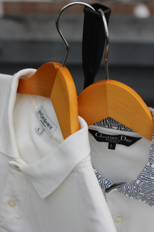 Christian Dior & Yves Saint Laurent Long Sleeve Polo Shirt set x2点