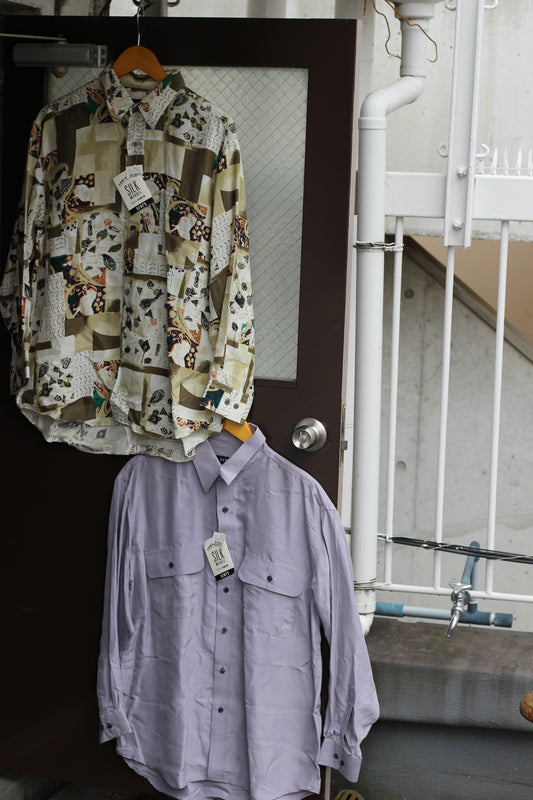 Men's Silk Shirt x2点