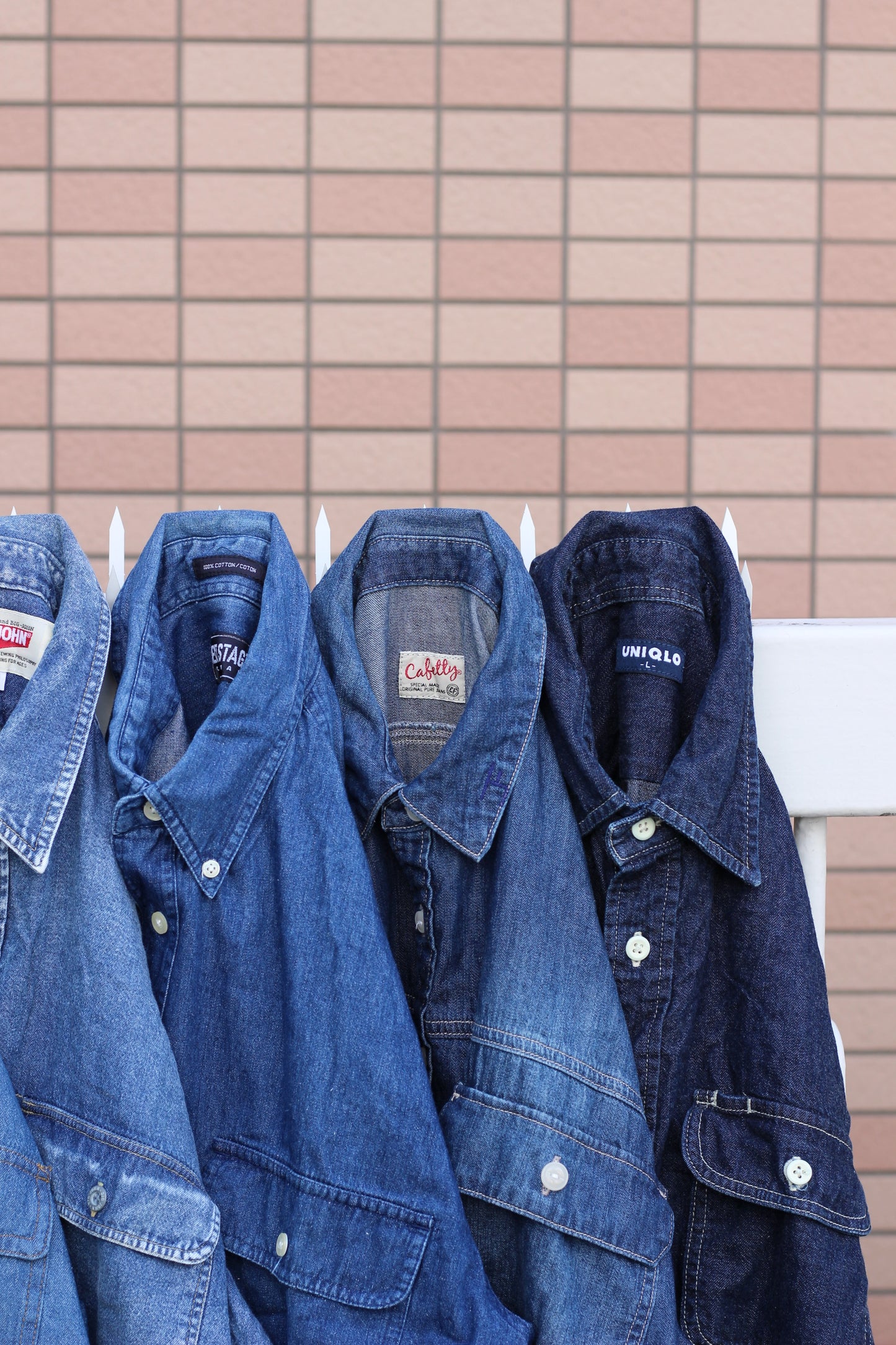 Men's Indigo Denim Shirt x9点