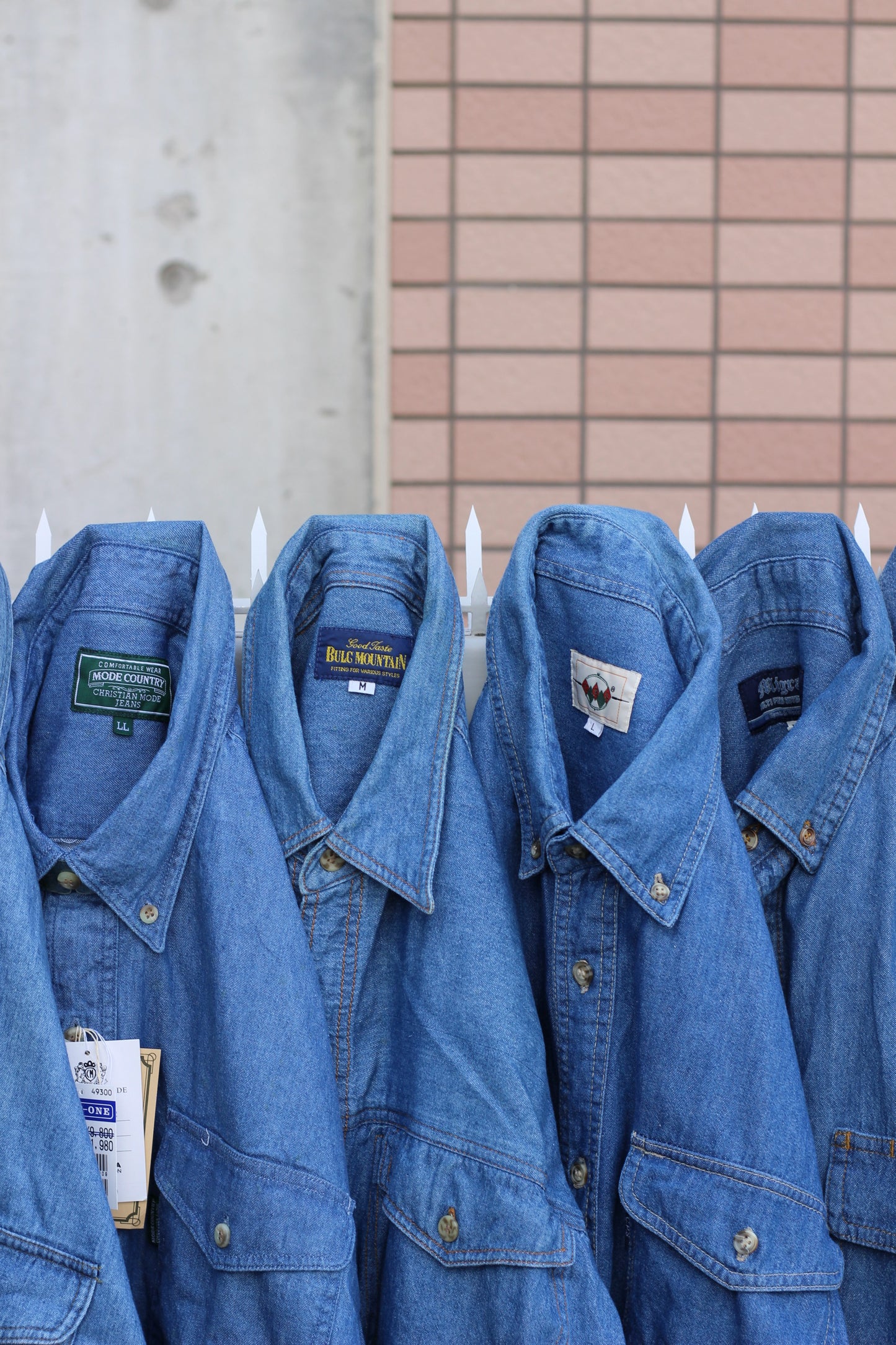 Men's Indigo Denim Shirt x9点