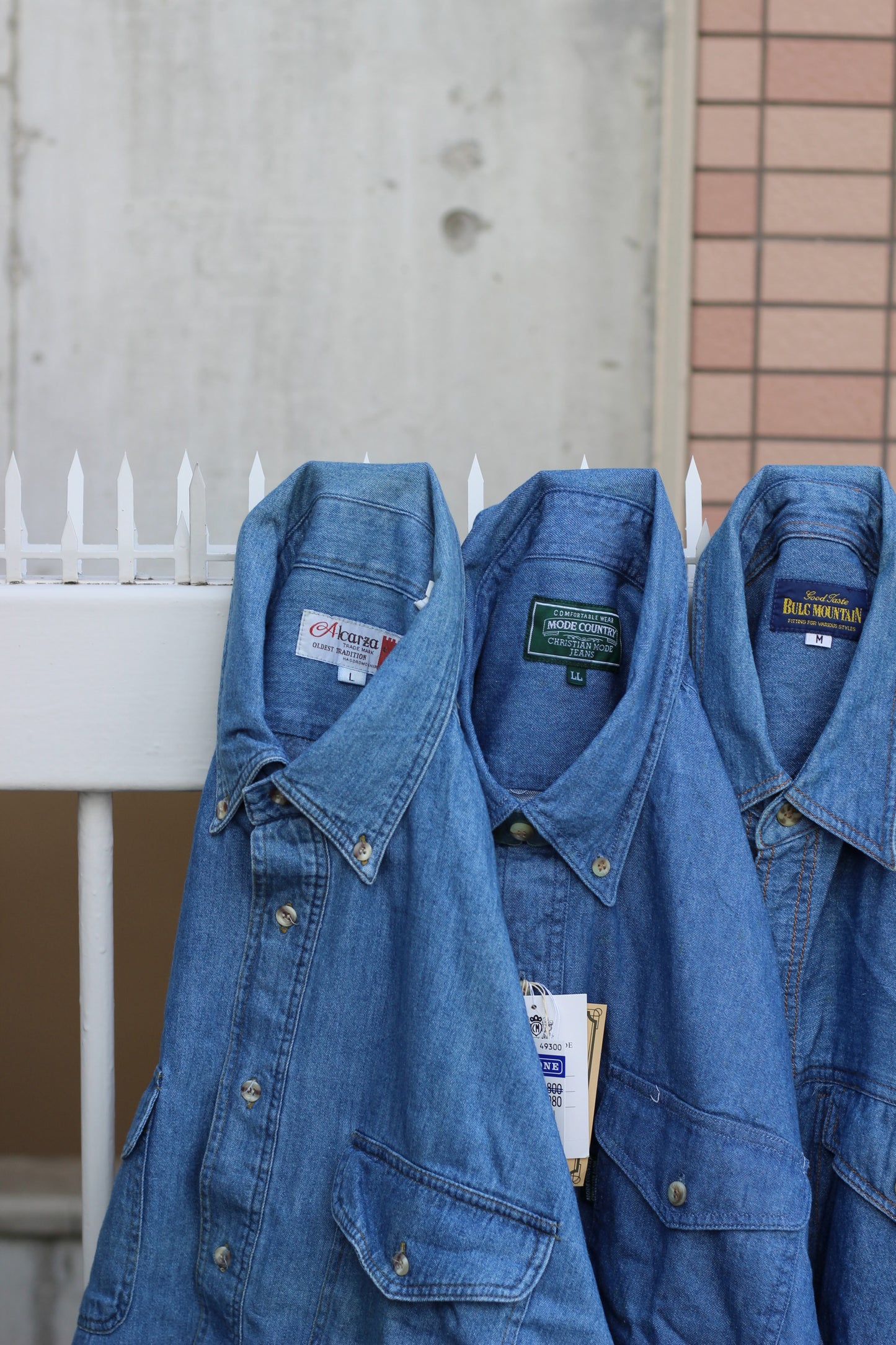 Men's Indigo Denim Shirt x9点