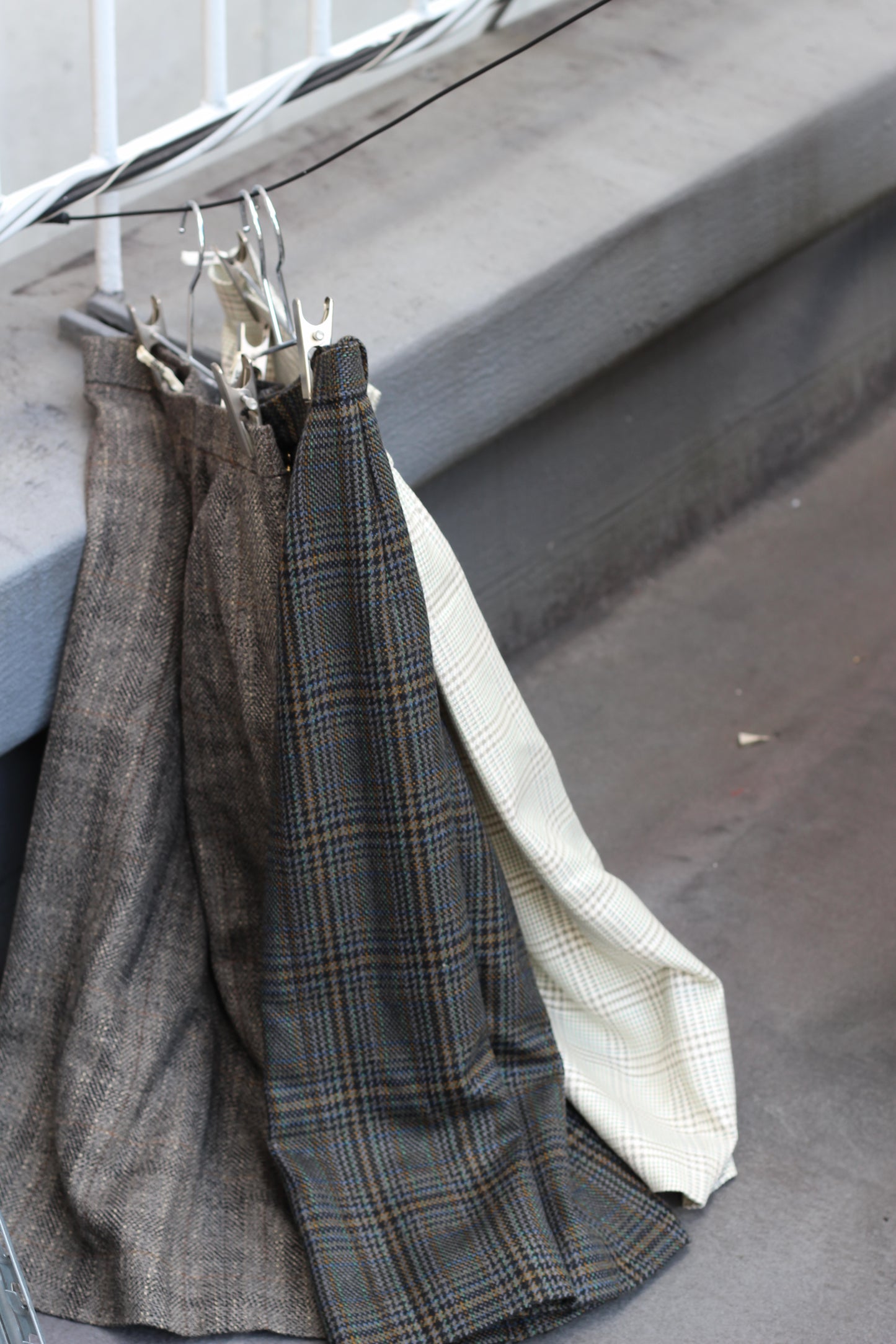 Vintage Daks Checked Skirt x7点