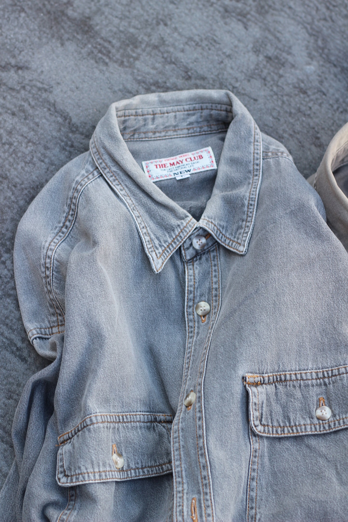 Men's Black Denim Shirt x5点