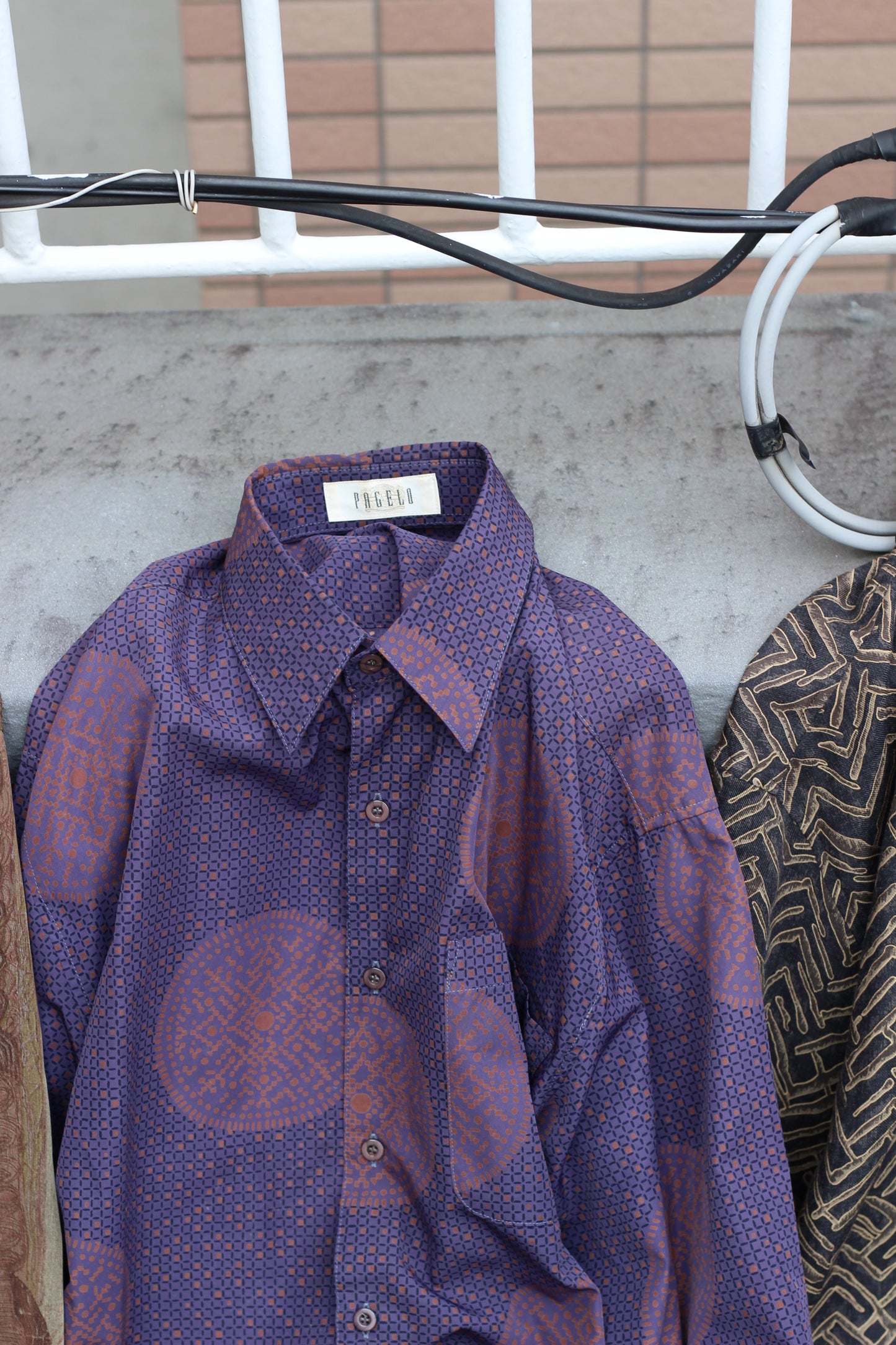 Men's Long Sleeve Desigh Shirt x点