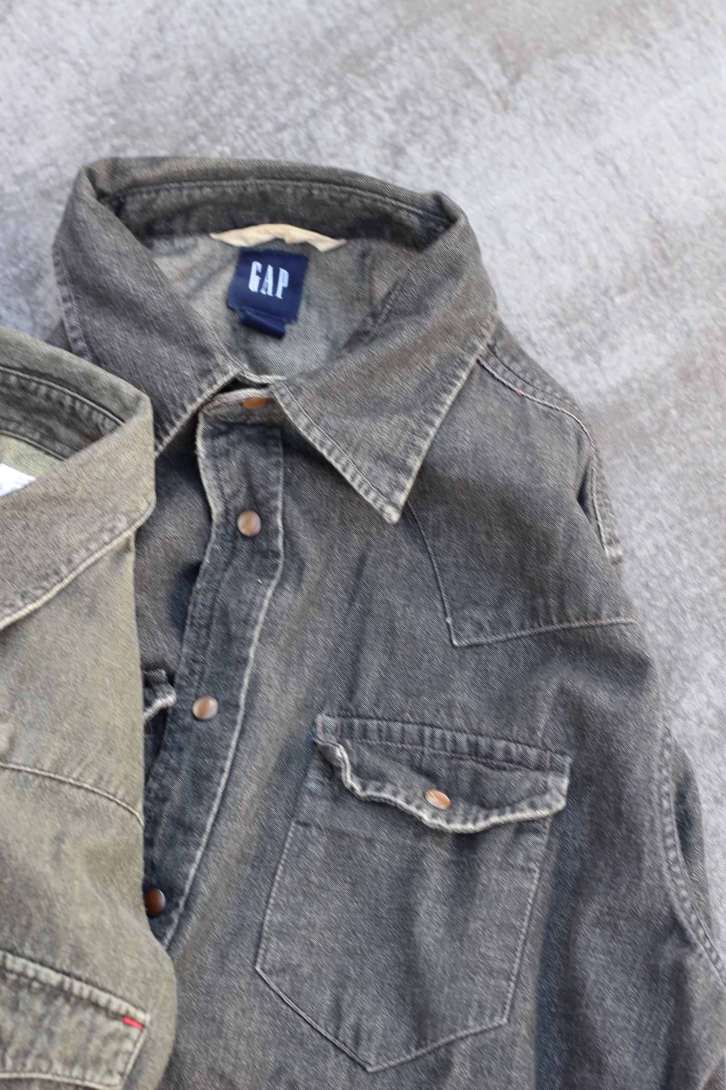 Men's Black Denim Shirt x5点