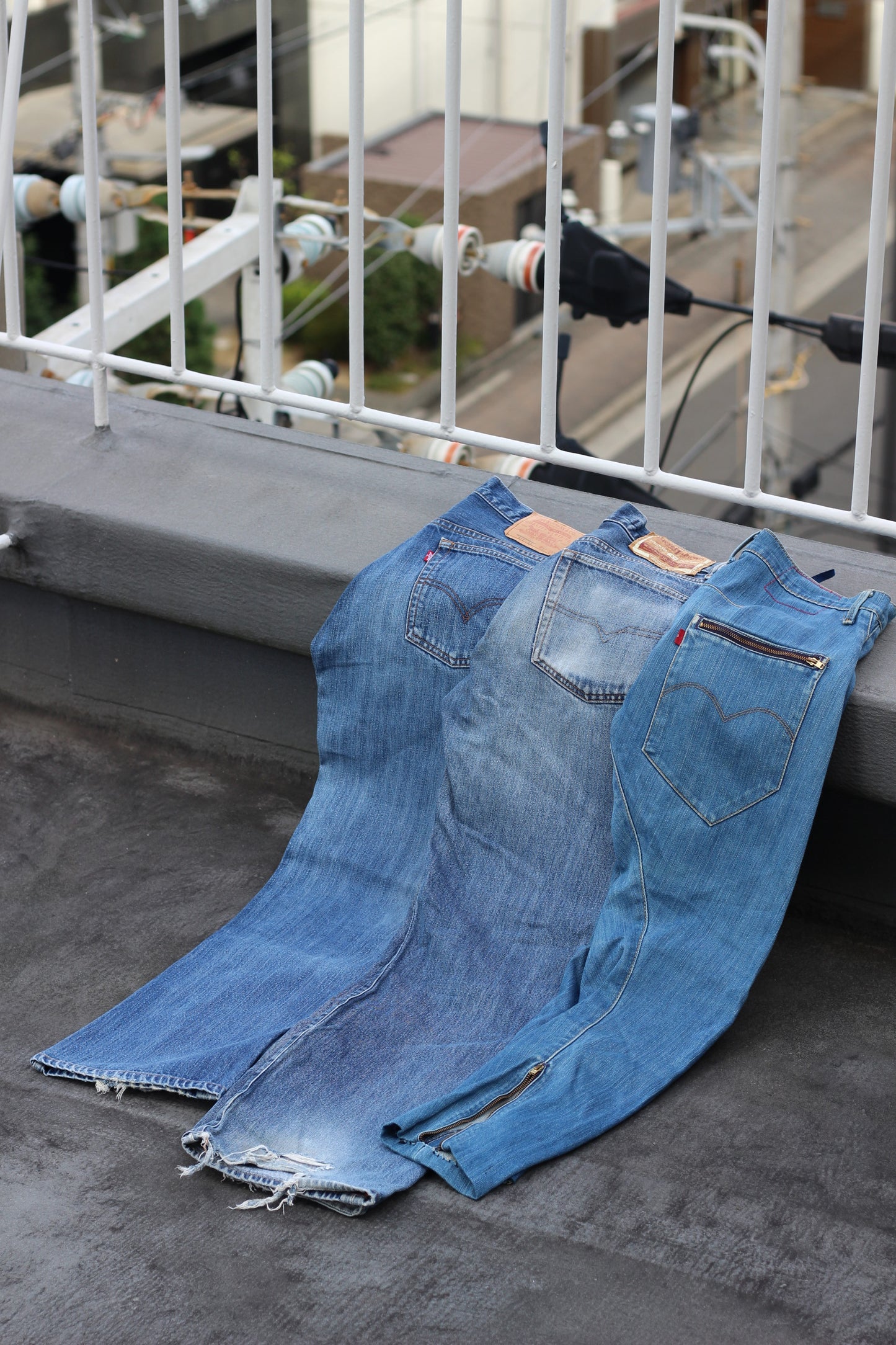 Y2K Levi's & Disel denim pants x3点