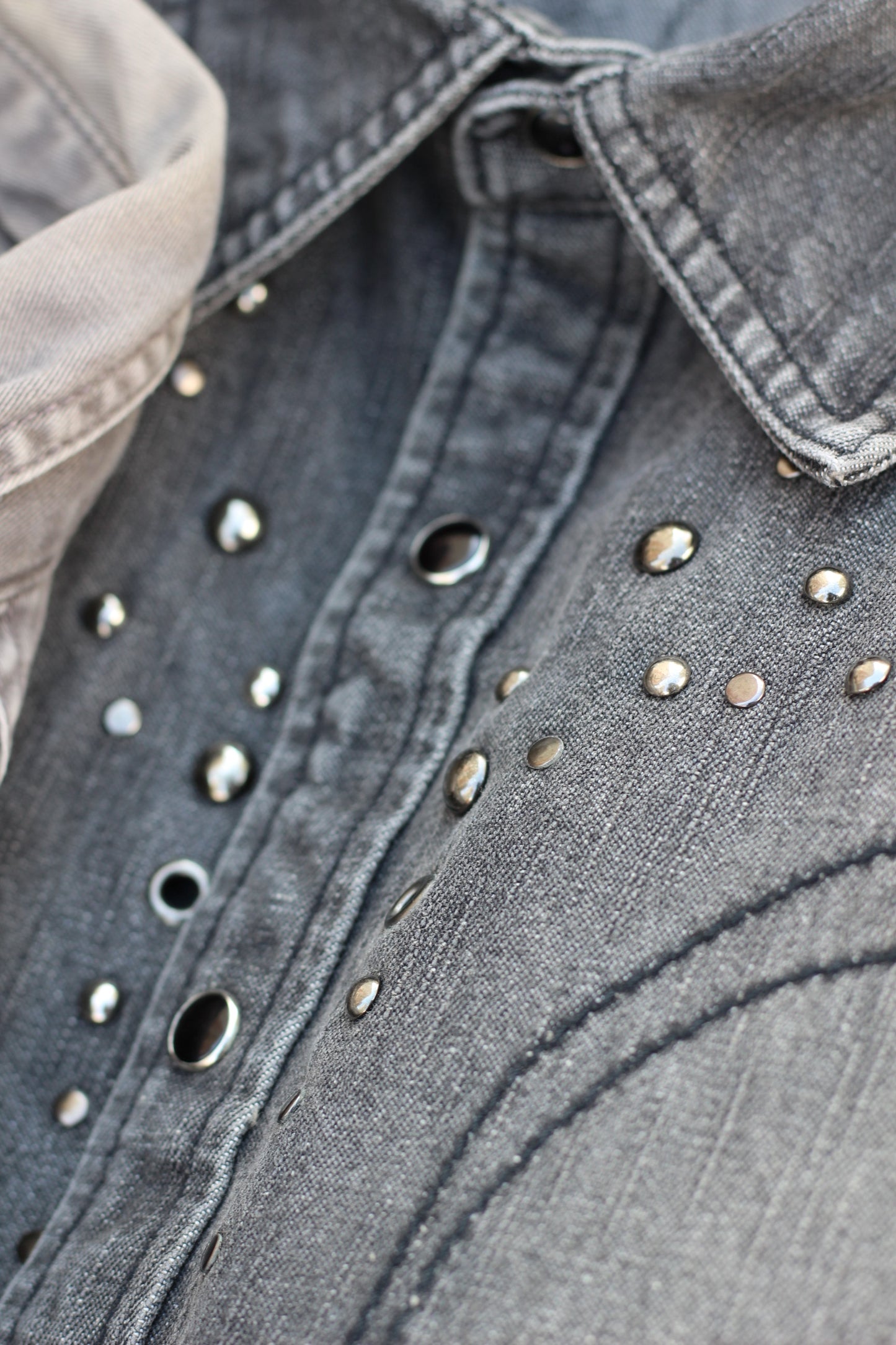Men's Black Denim Shirt x5点