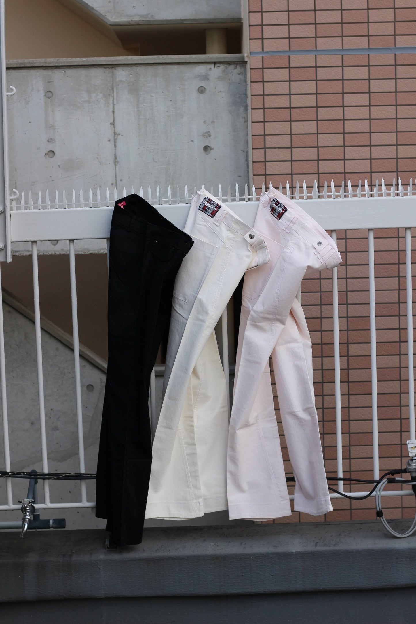 Y2K ladies flare bottoms x3点