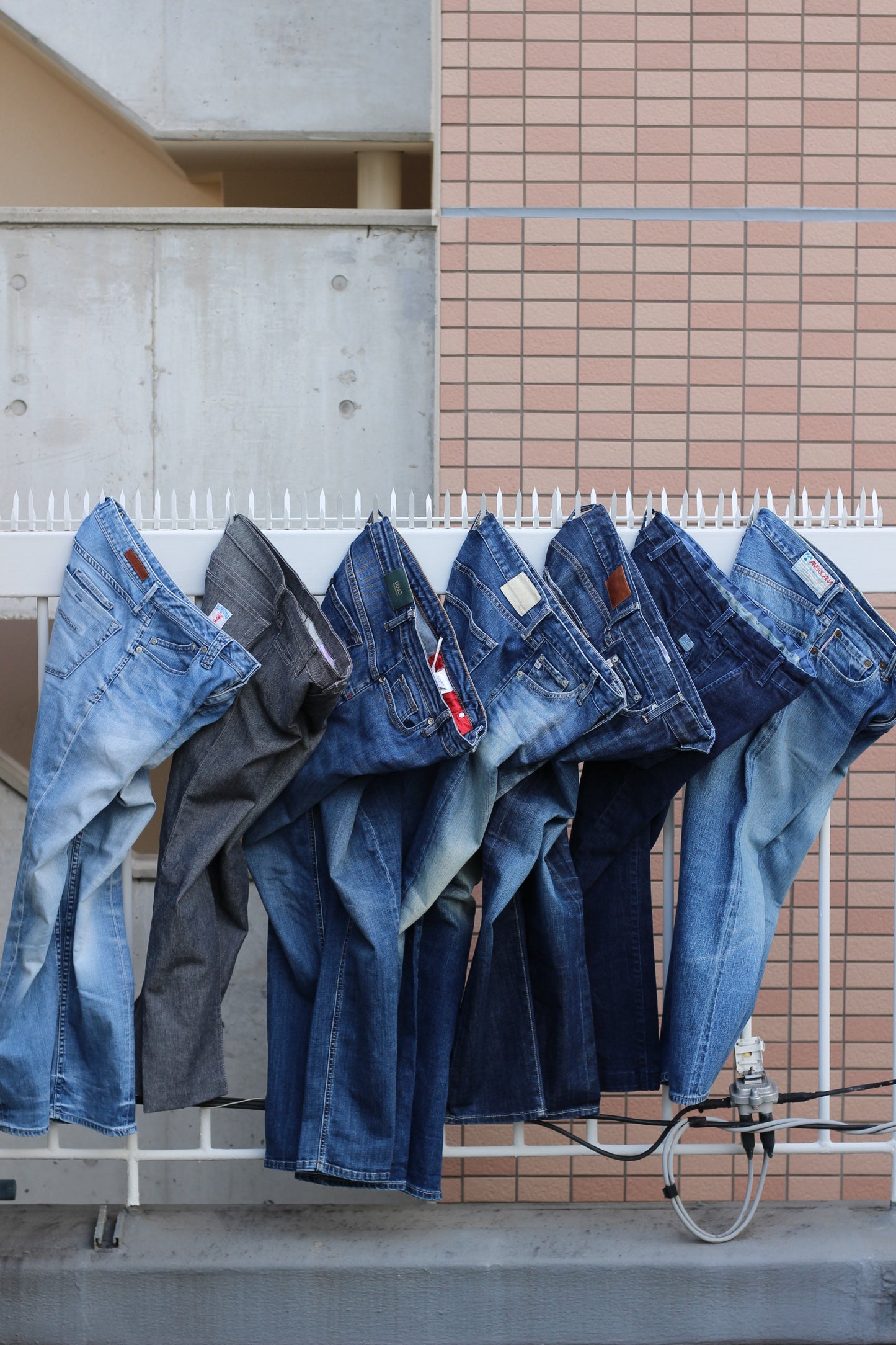 Y2K ladies denim pants x7点