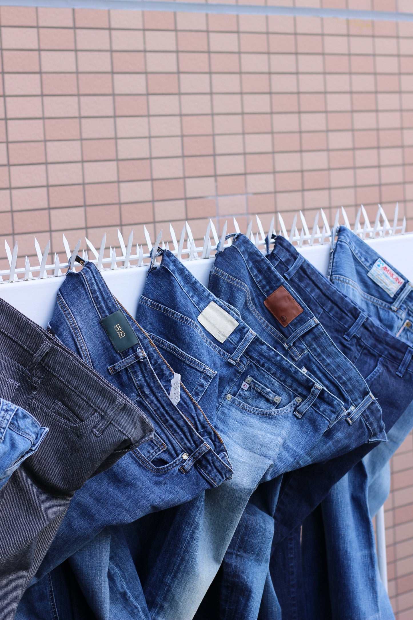 Y2K ladies denim pants x7点