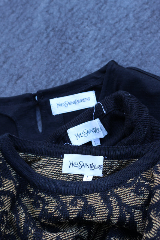 Old Yves Saint Laurent Knitwear x3点
