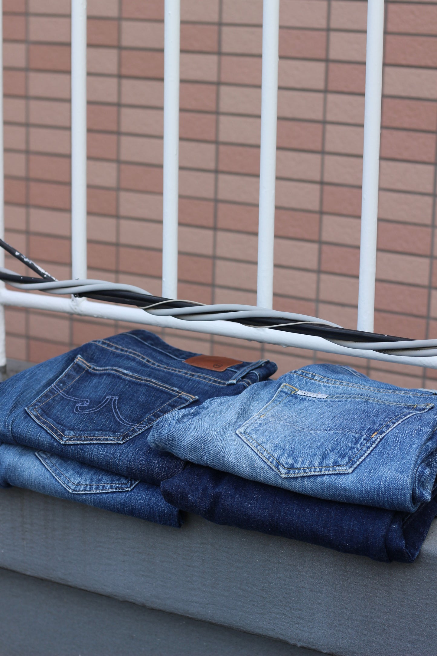 Y2K ladies denim pants x7点