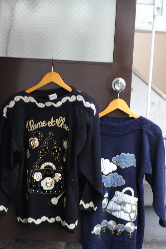 Women's Vintage Made In France Design Knitwear x2点