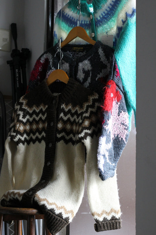 Women's Vintage Made In Denmark & France Design Knitwear x3点