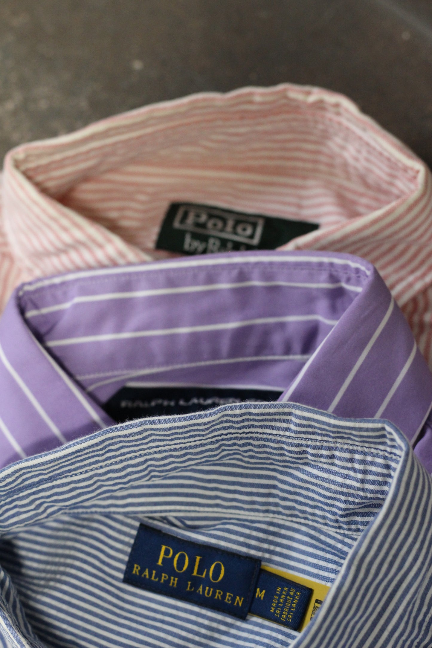 Ralph Lauren Stripe Short Sleeve Shirt x3点