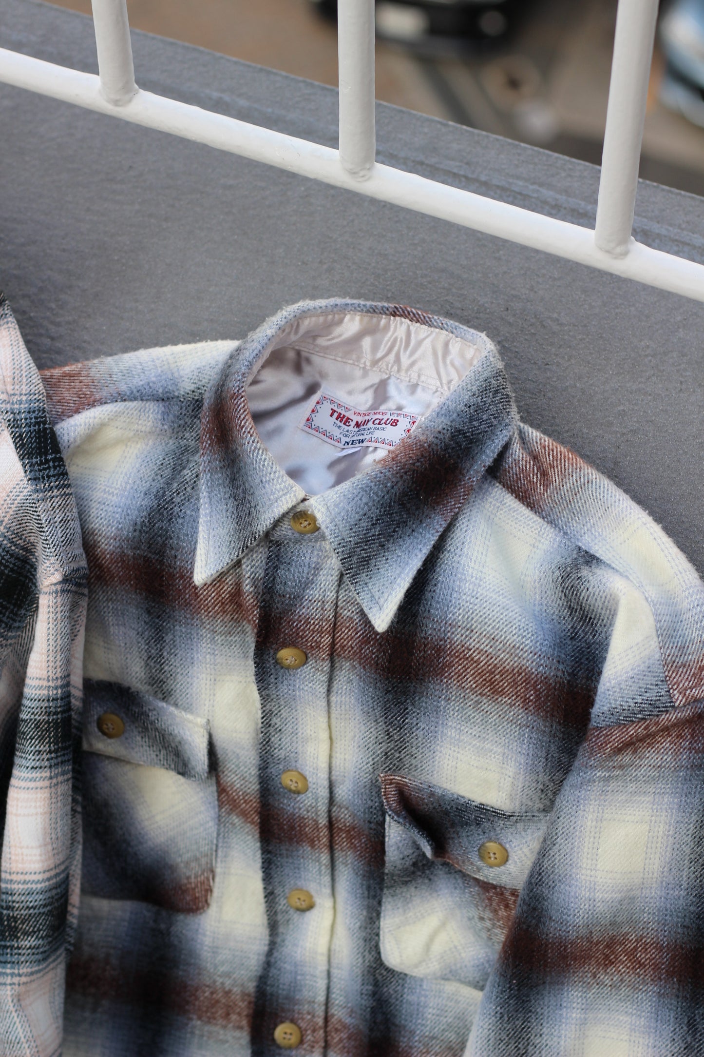 Men's Ombre Check Shirt x3点