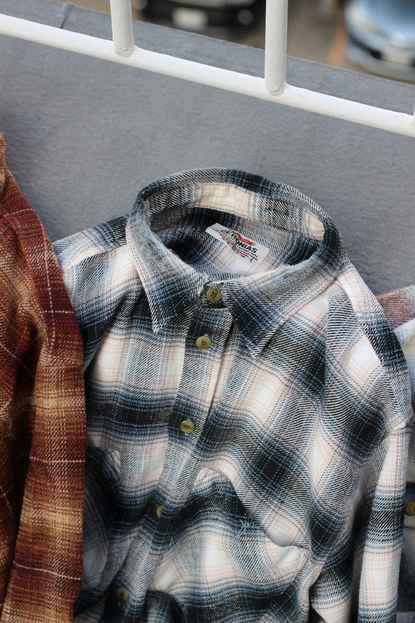 Men's Ombre Check Shirt x3点