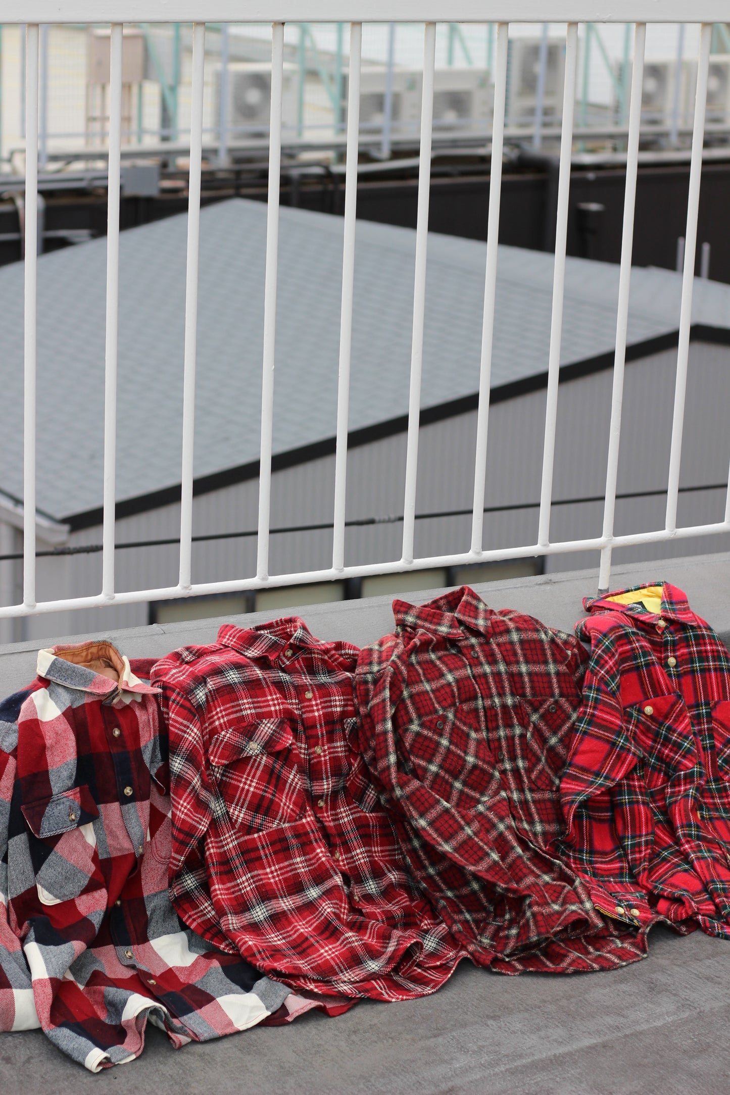 Men's Buffalo Check Shirt x4点