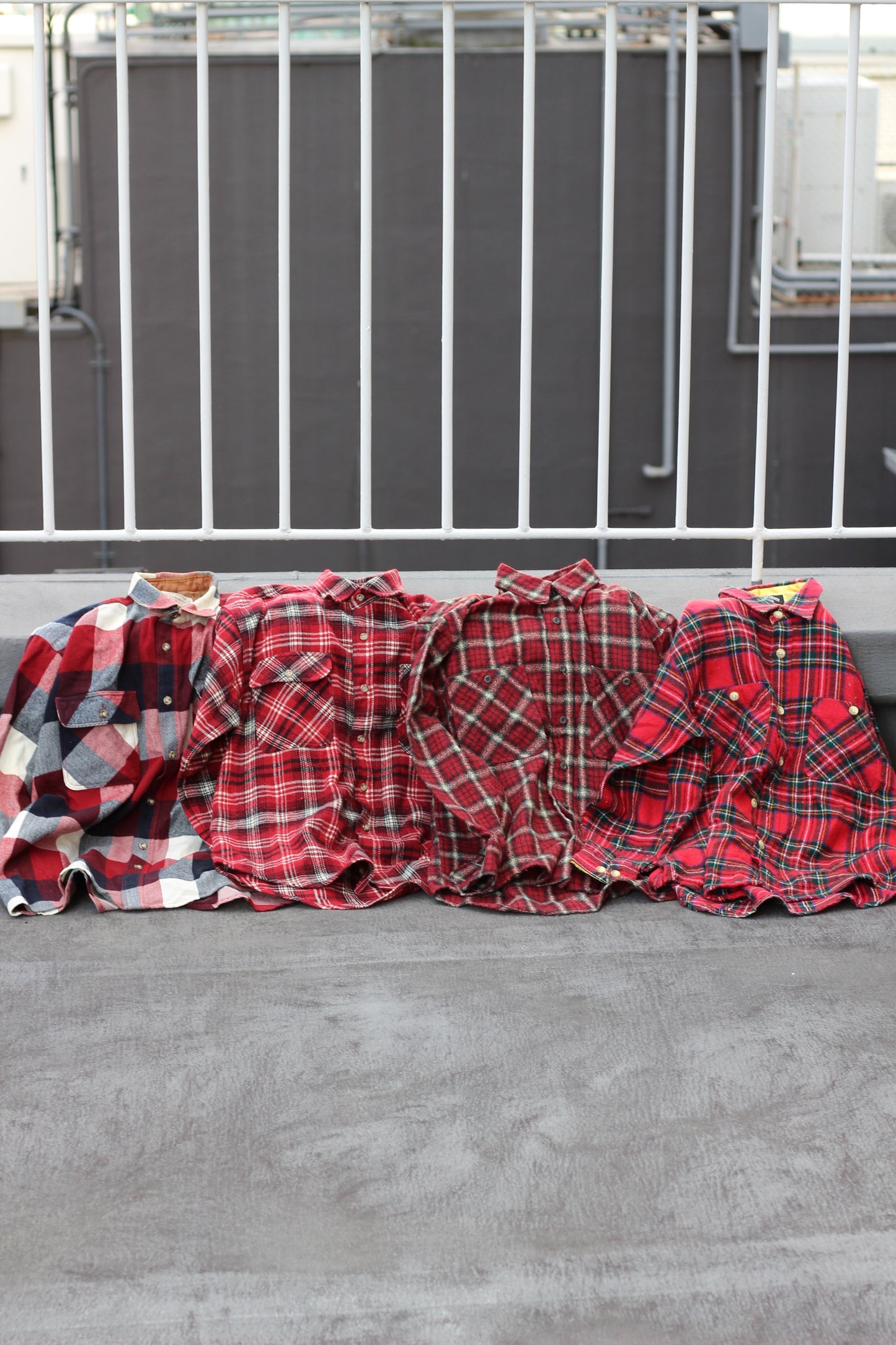 Men's Buffalo Check Shirt x4点