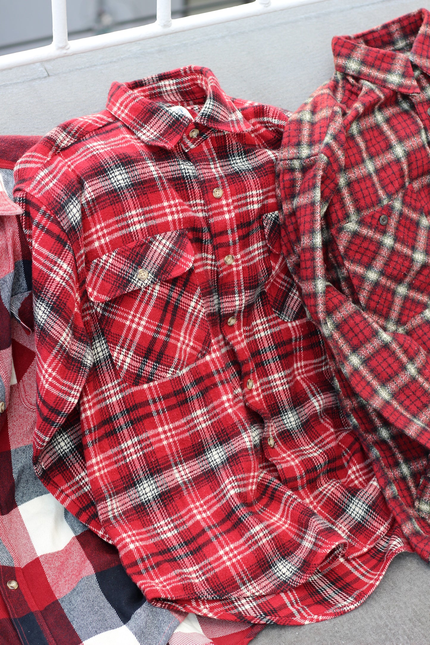 Men's Buffalo Check Shirt x4点