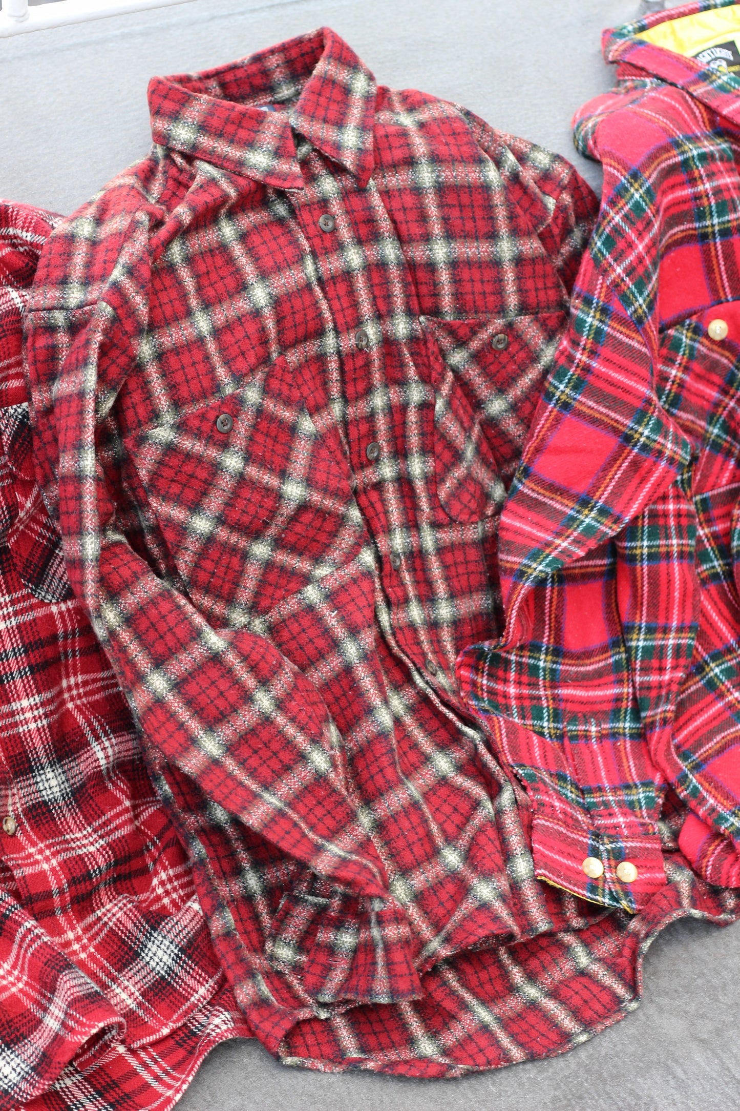 Men's Buffalo Check Shirt x4点