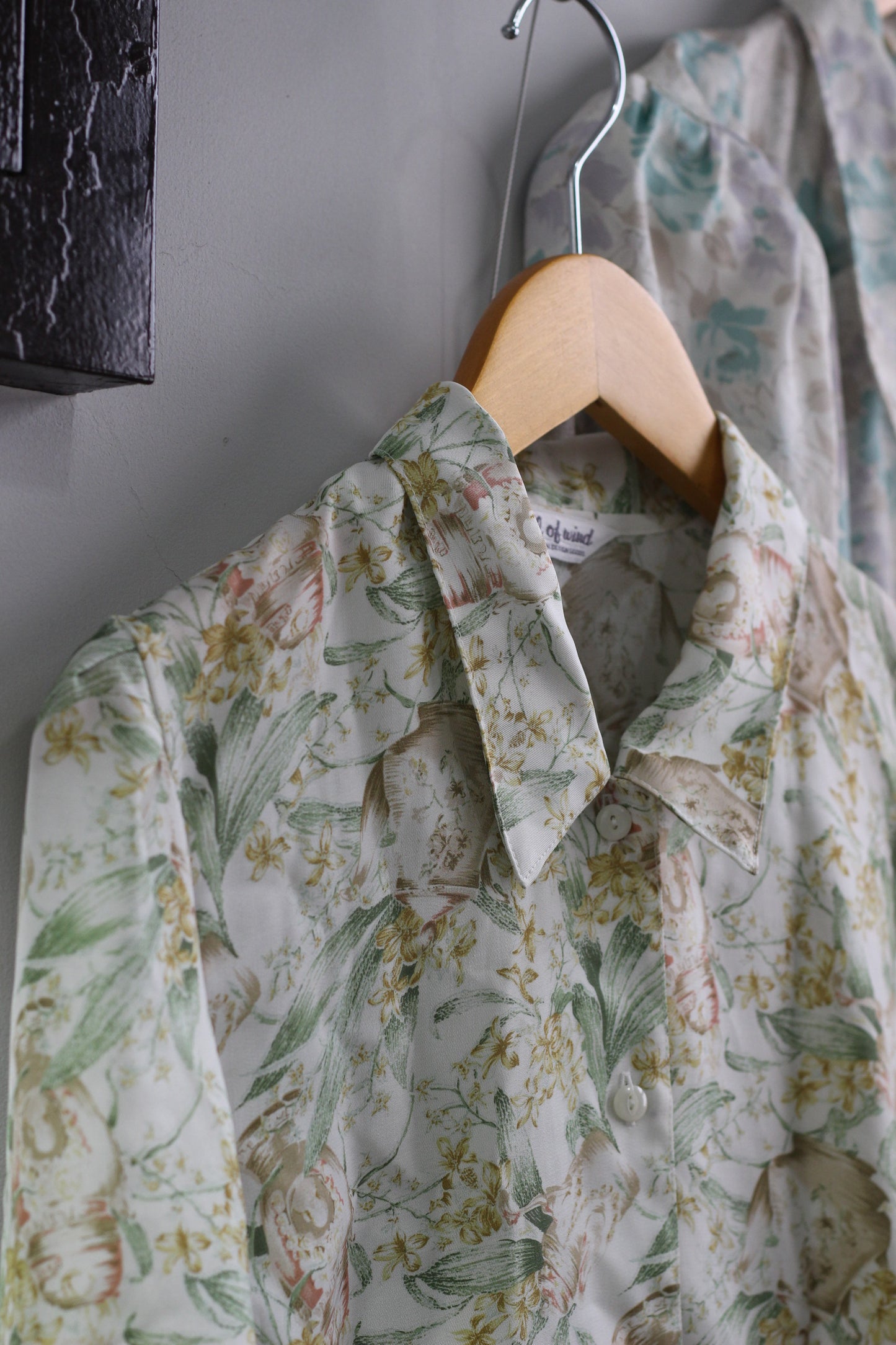 Vintage Flower Long Sleeve Blouse x4点