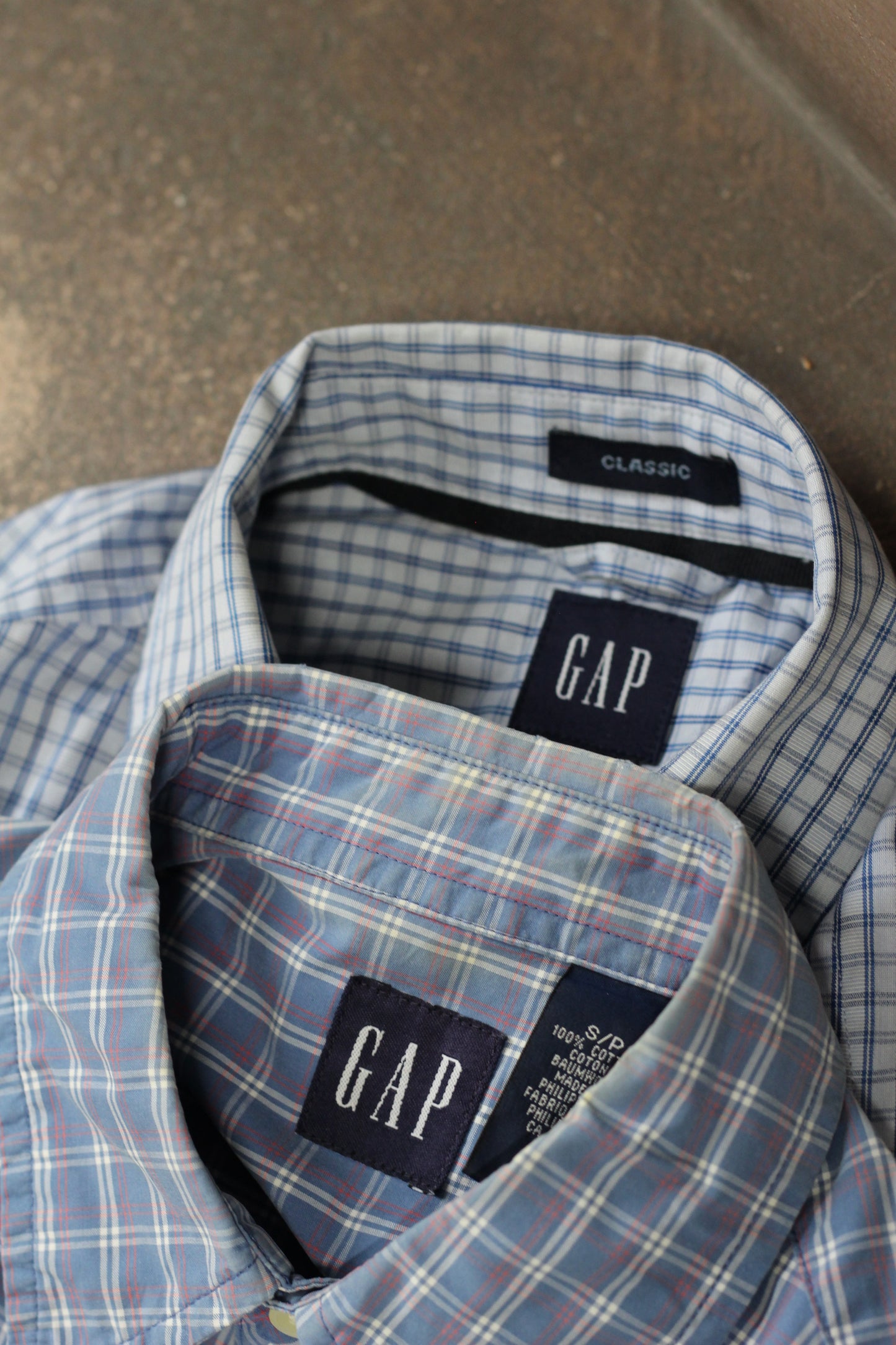Old GAP Check Shirt x2点