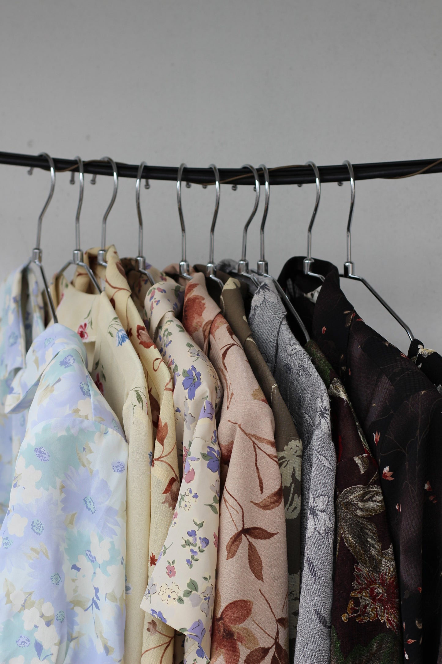 Vintage Floral Short Sleeve Blouse x10点