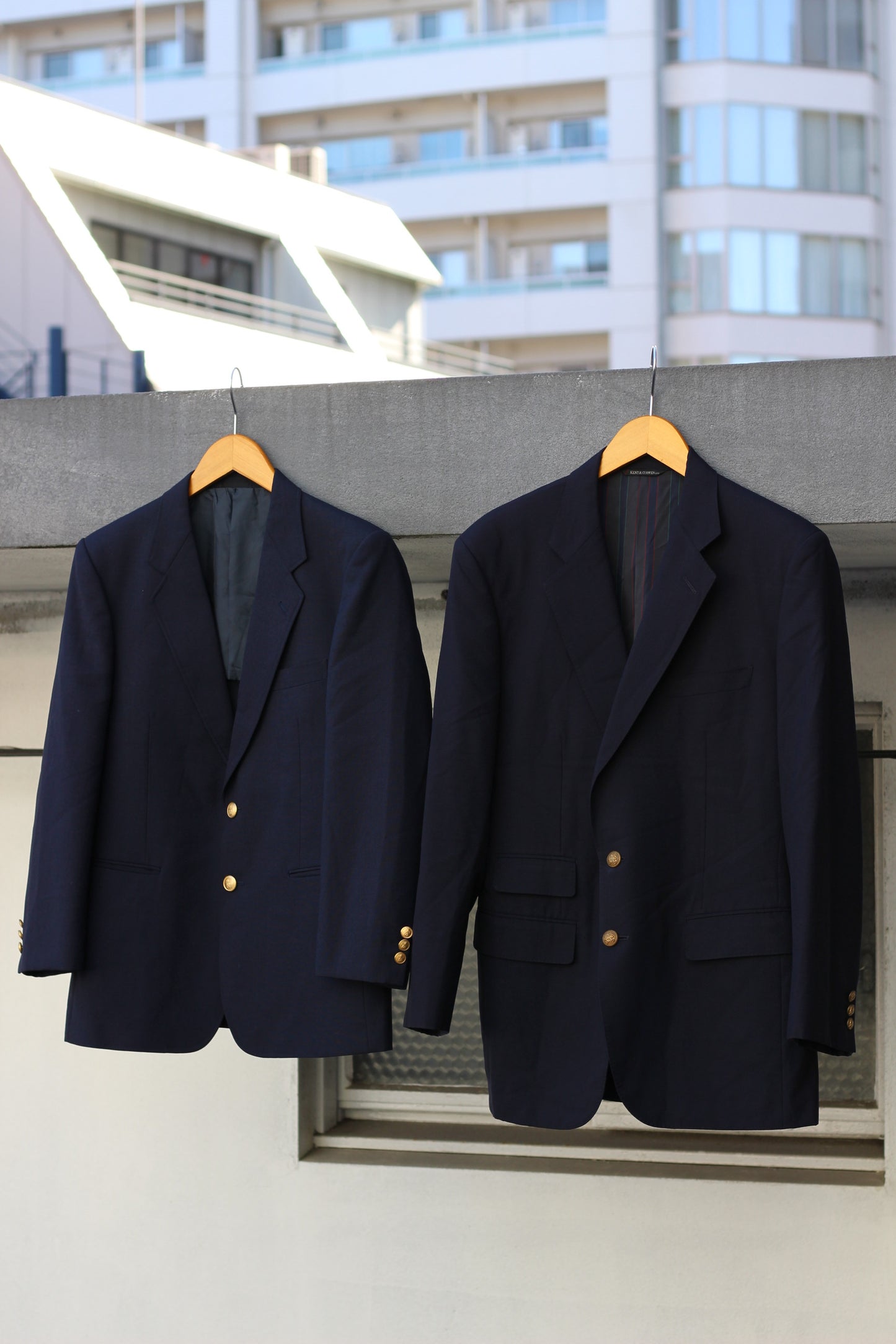 トラッドスタイル 金ボタン ブレザー x4点セット