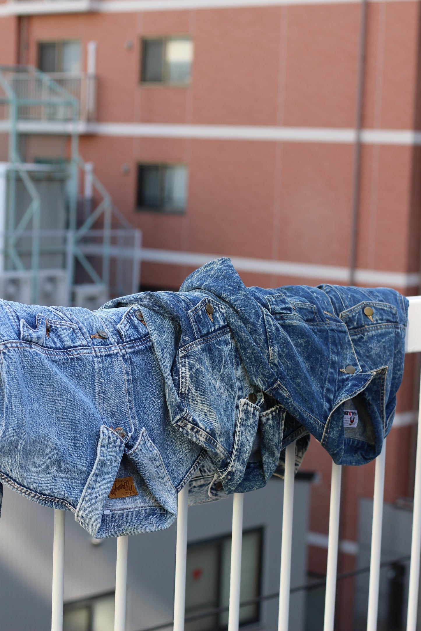 Right blue denim jacket x9点