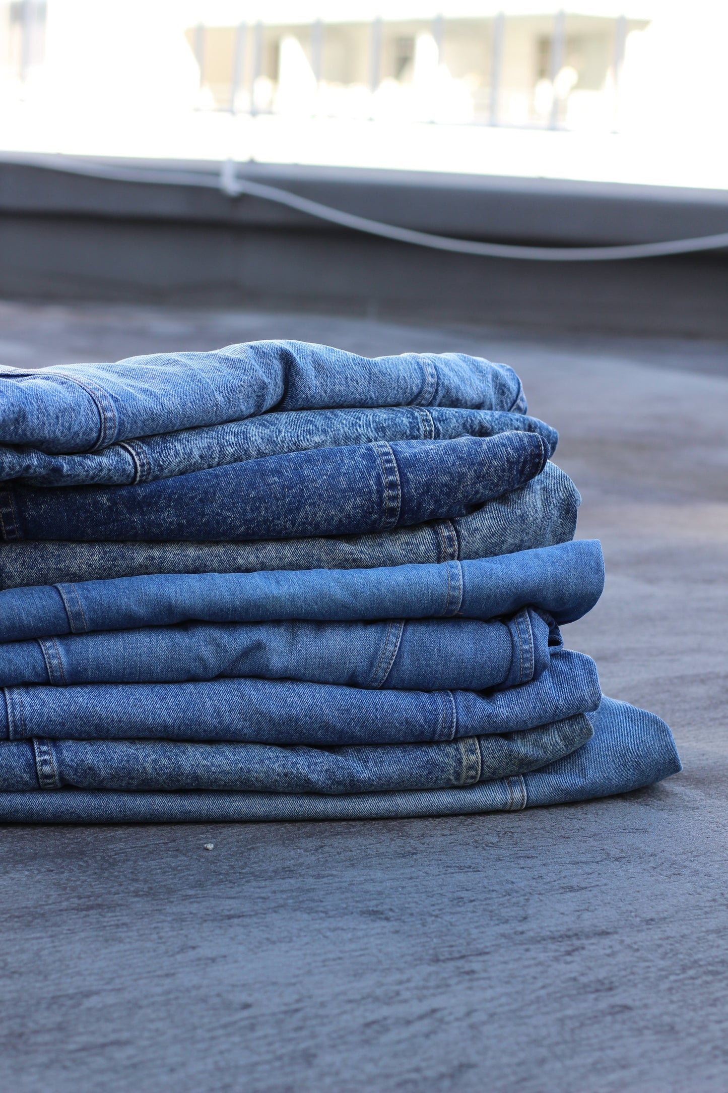 Right blue denim jacket x9点