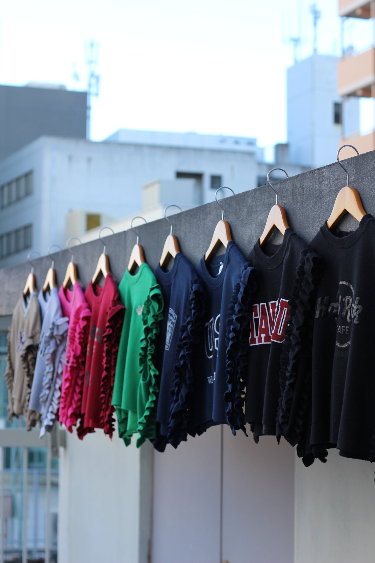 Remake frill sweat shirt x9点