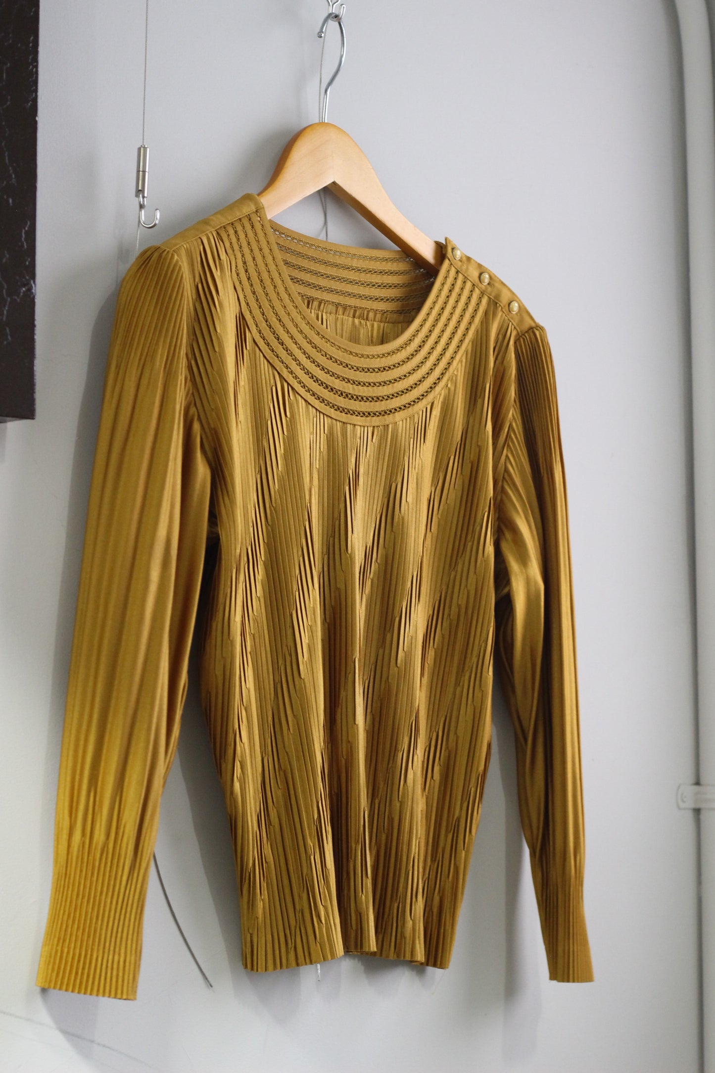Vintage Retro Color Long Sleeve Blouse x3点