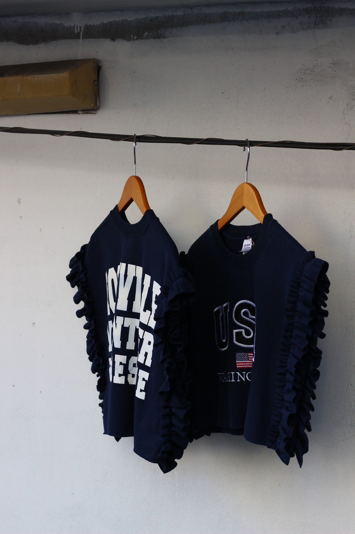 Remake frill sweat shirt x9点