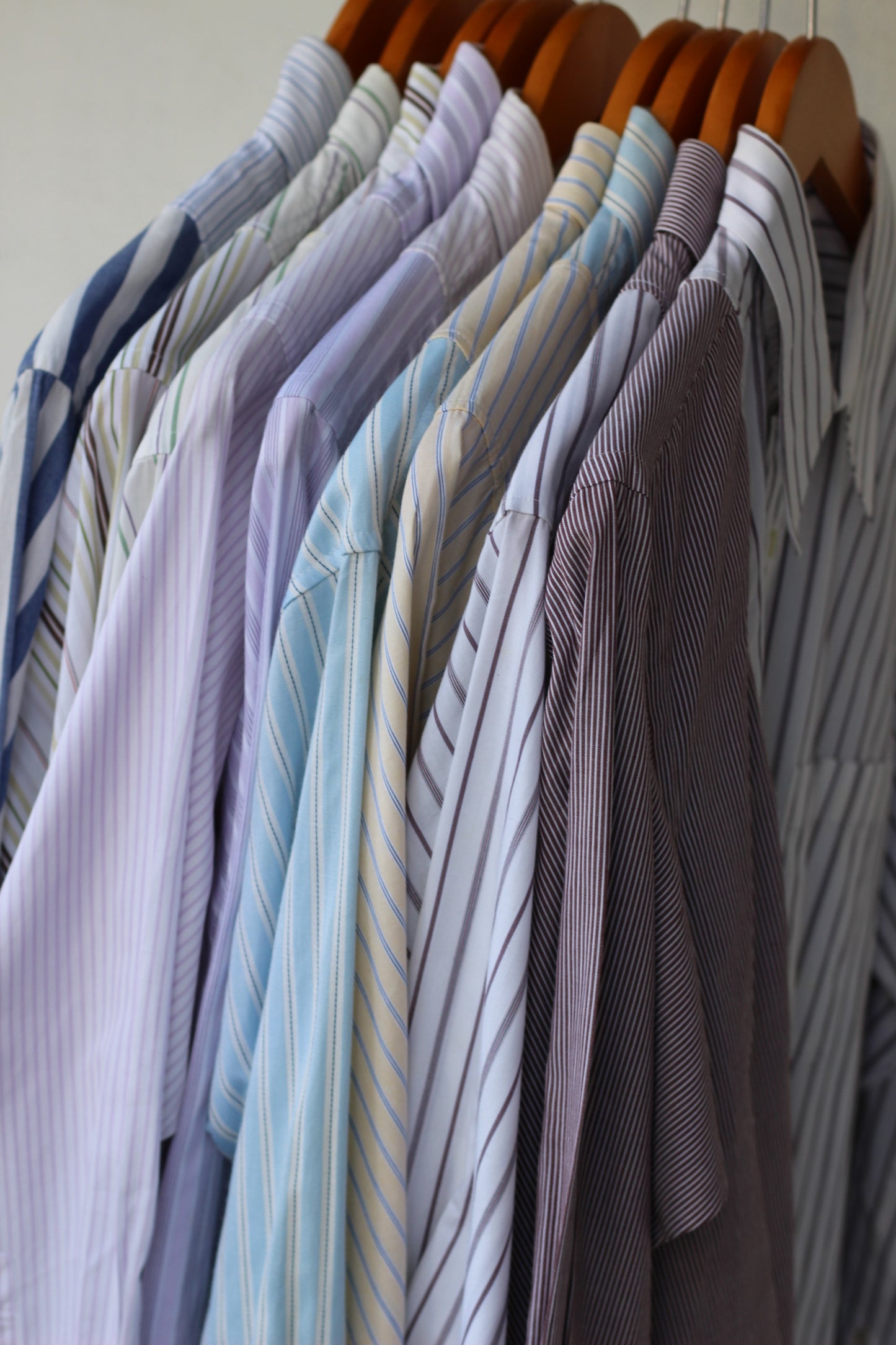 Remake asymmetry docking stripe shirt x9点