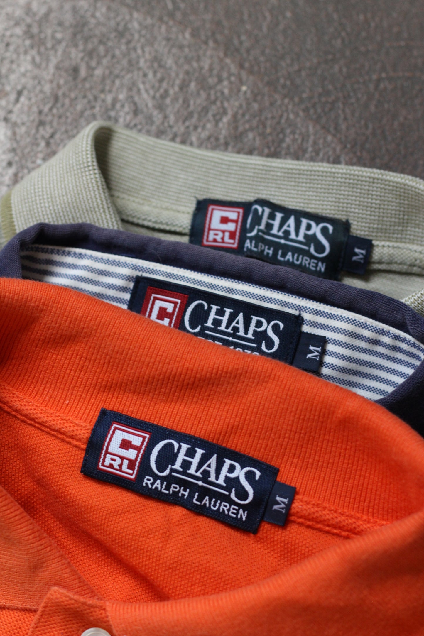 90's CHAPS Ralph Lauren Short Sleeve Polo Shirt x3点