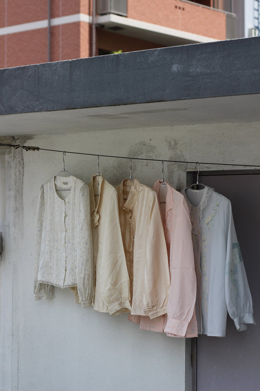 Vintage Feminine Long Sleeve Blouse x8点