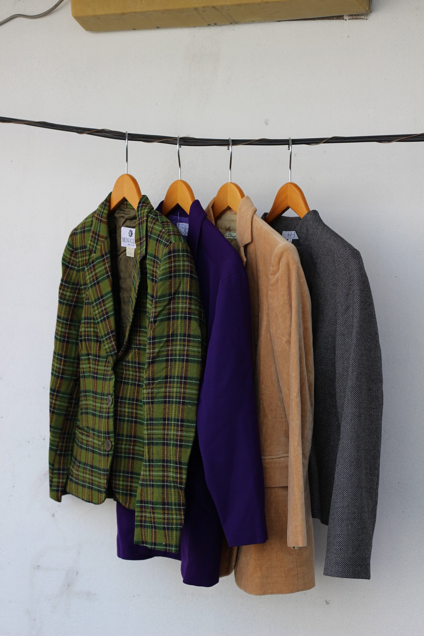 Women's Vintage Made In Italy Tailored Jacket x4点