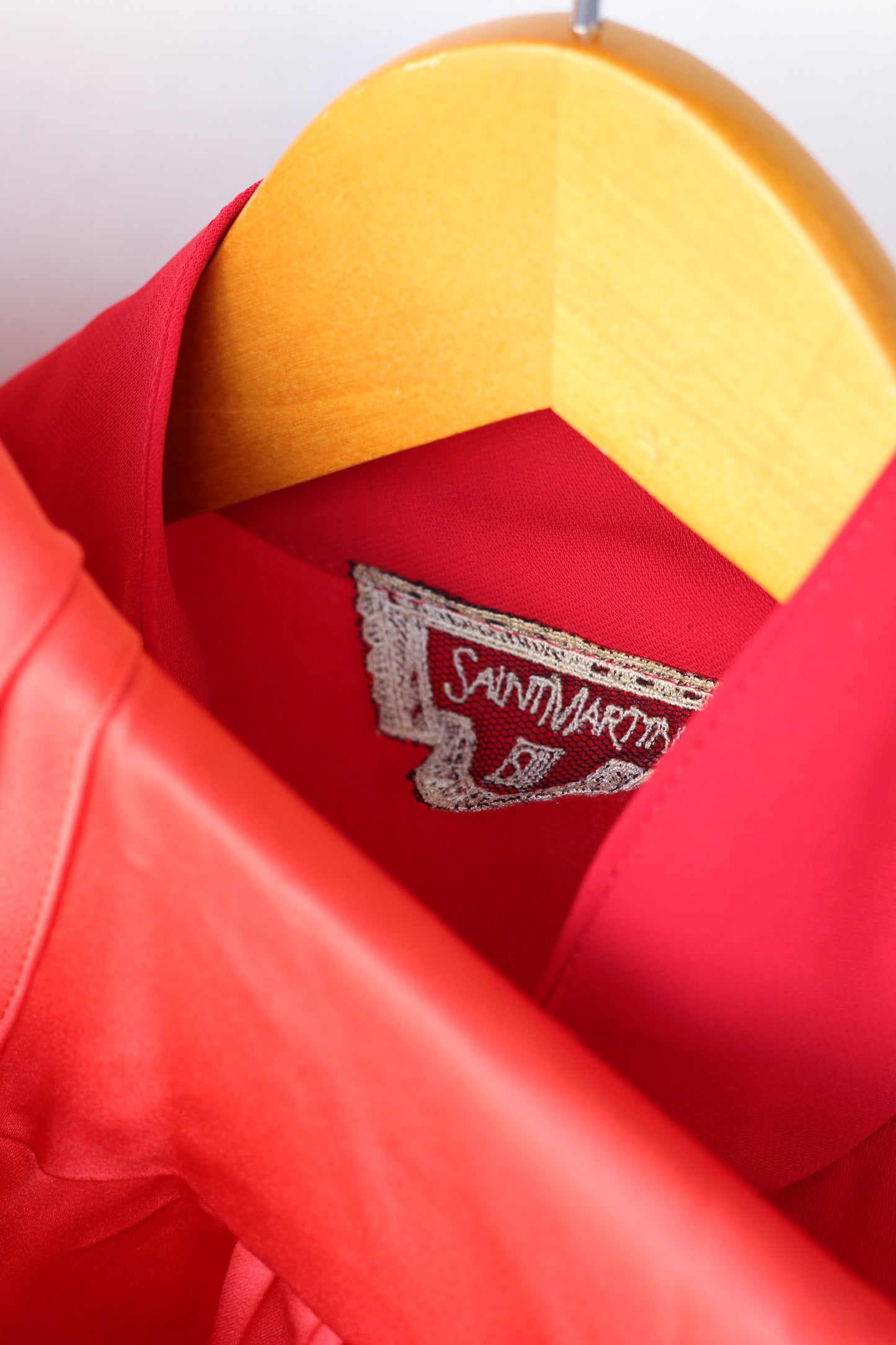 Japan vintage ladies red blouse shirt x8点