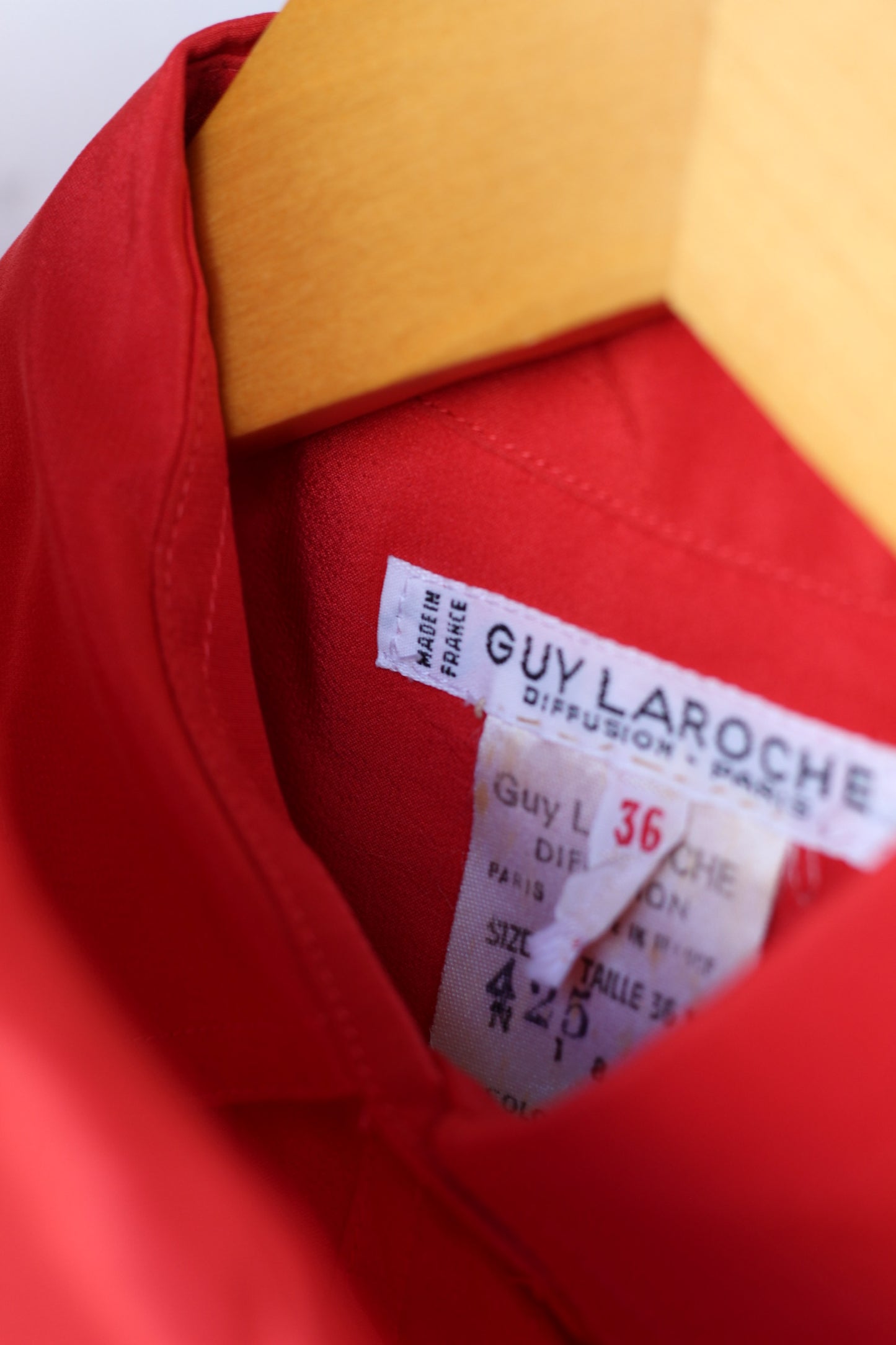 Japan vintage ladies red blouse shirt x8点