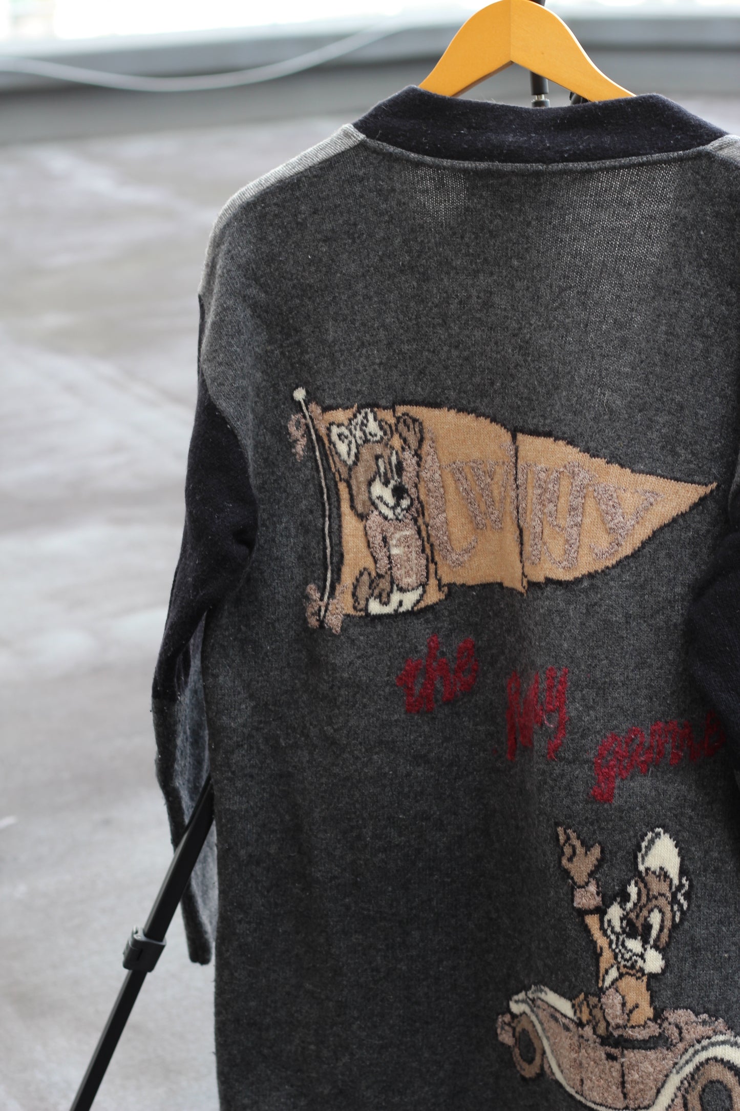 Made In Italy Women's Vintage A. Alexander Retro Cartoon Character Knit Sweater set x4点