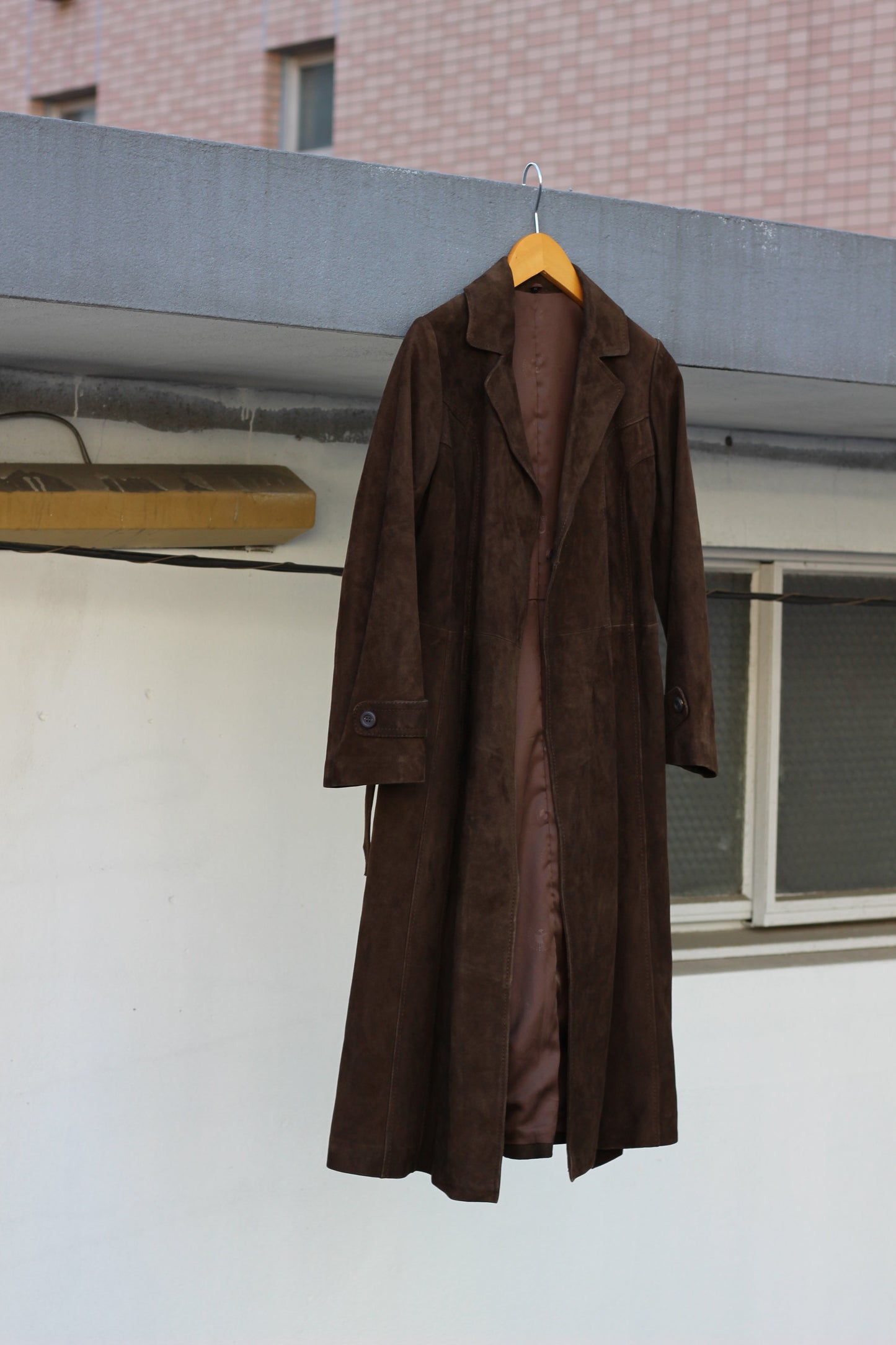 Leather coat x2点