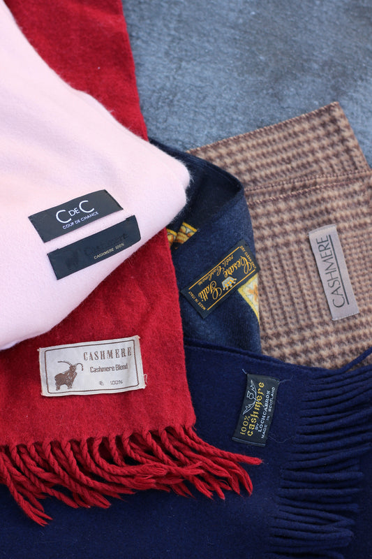 Cashmere 100% muffler x14点