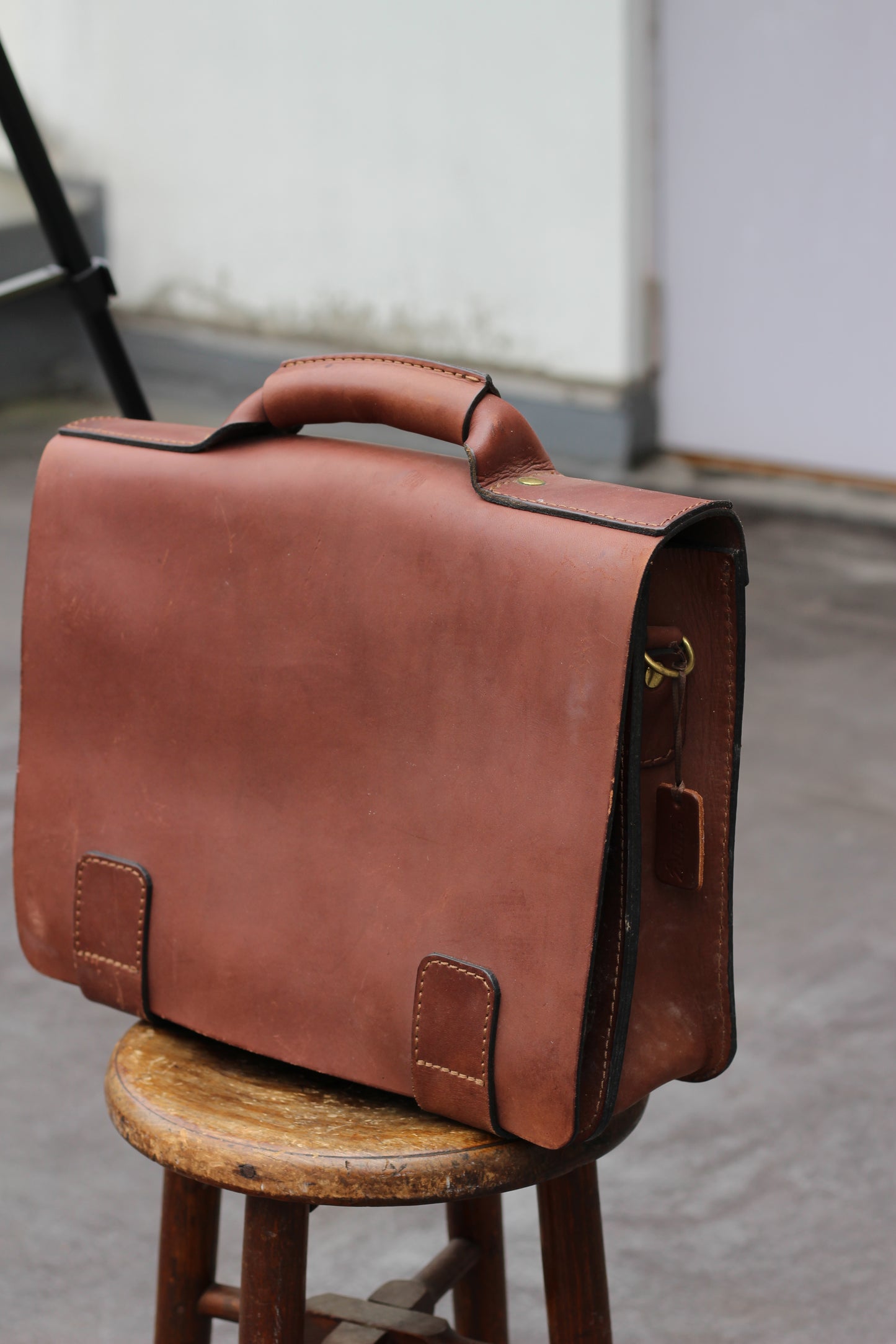 Schott Mouton & Made In France Vintage Leather & Leather Bags x3点