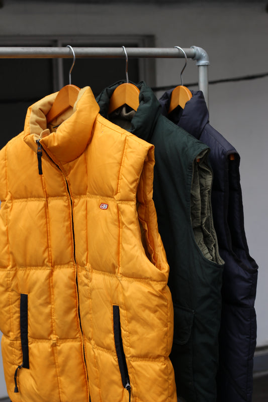 Men's 90's 00's Down Vest x3点