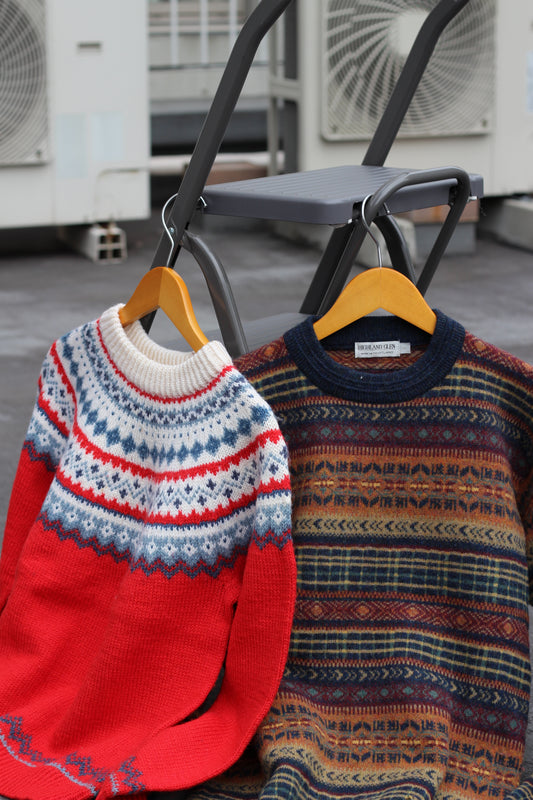Men's Vintage Made In Norway & Scotland Knitwear x2点