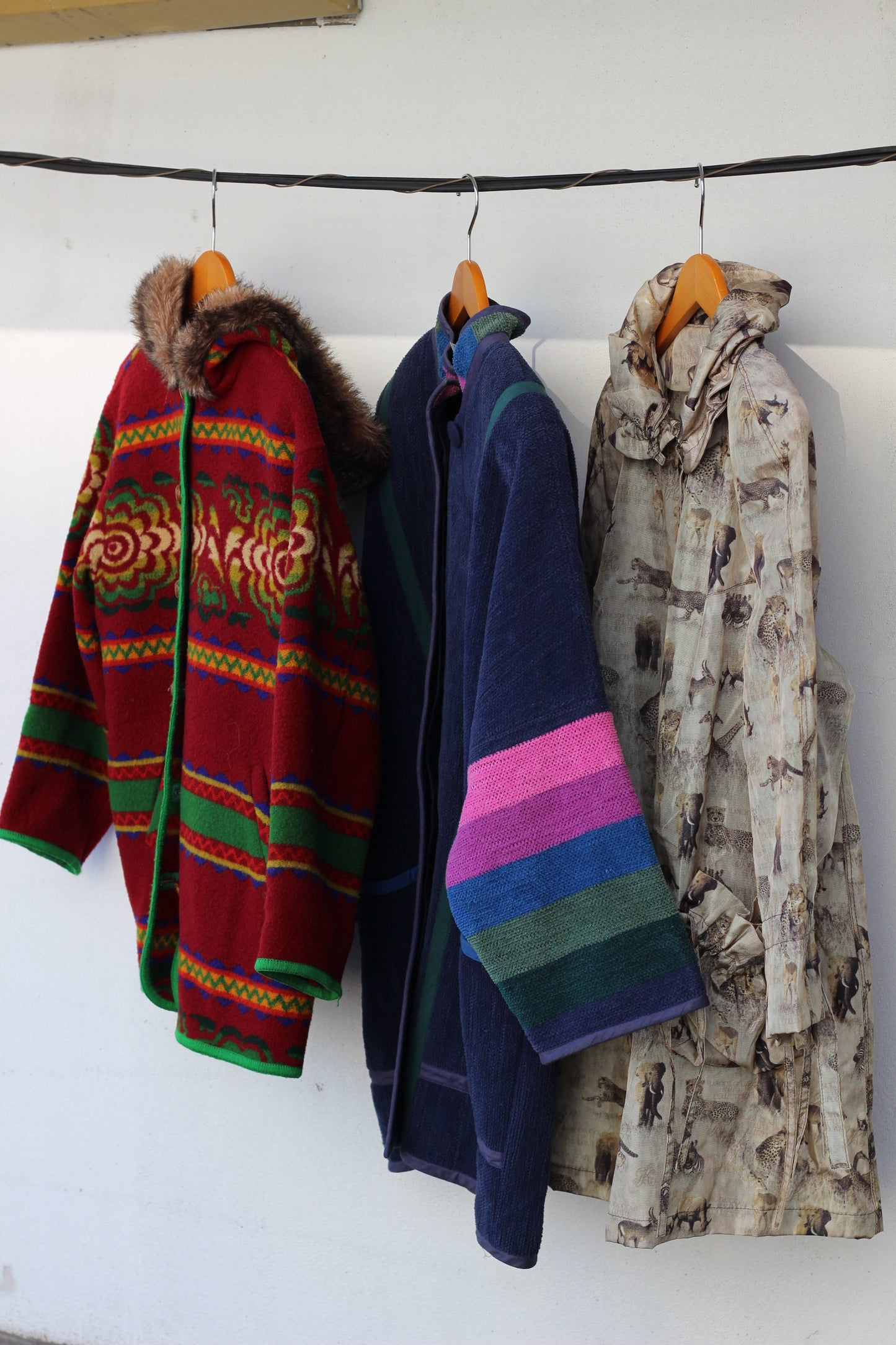 Vintage ladies design coat x3点